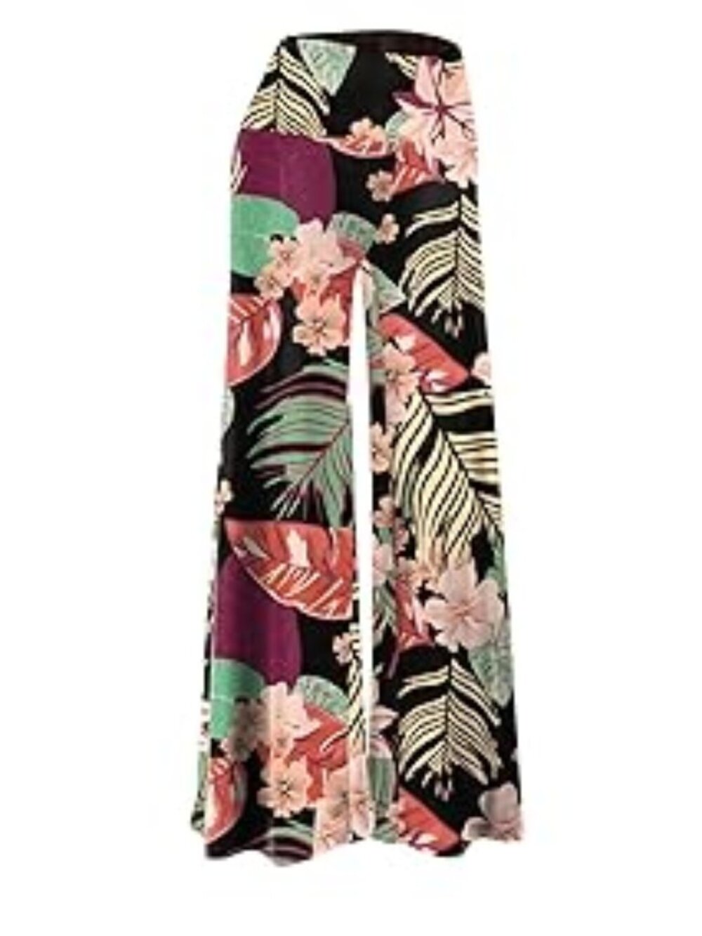 Arolina LNC Stretchy Wide Leg Lounge Palazzo Pants 3X "Colorful Summer"